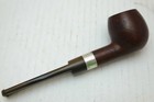 Vtg  Sterling Silver Collared  Estate Smoking Pipe   Clarridge  Imported Briar