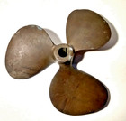 Vintage Brass  Bronze Michigan Dyna Jet 10lh8   3 58 Boat  Ship Propeller 9 1 4 