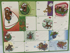 New Vintage Scooby-doo Christmas 24 Peel Stick Gift Box Bag Sticker Tags