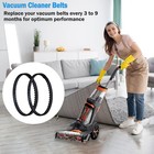 2 Pack Vacuum 1606418 Belts Replacement For Bissell Models 1548  1548f  15481