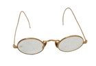 Antique Spectacles Round No Markings 4    Hinge To Hinge
