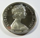 Bahamas 1970  Silver Proof Two Dollars  - Flamingos