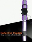 Reflective Adjustable Cat Collar Personalized Engraved Breakaway Bell Nylon