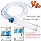 Fish Tank Aquarium Gravel Cleaner Syphon Vacuum Water Changer Pump Siphon Hose