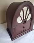 Vintage Philco Model 70 Superheterodyne Cathedral Radio For Parts Or Restoration