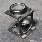 Vintage Bausch   Lomb Folding Magnifying Glass Loupe Linen Tester