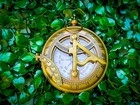 Vintage Maritime Pocket Sundial - Antique Reproduction  Engraved Collectibles