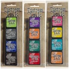 Tim Holtz Distress Mini Ink Pad Kits -  1-15  Super Bundle Of All 60 Colors