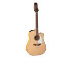 Takamine Gd74ce-12u 12-string A e Guitar -natural W gig Bag - Open Box