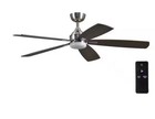 Home Decorators Beckford 52 In  Brushed Nickel Ceiling Fan W  Light And Remote