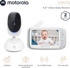 Motorola Vm75 Nursery 1 Camera Wireless Video Baby Monitor  5  Lcd 2-way Talk   