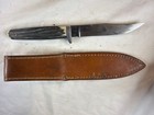 Vintage Queen Steel  73 Hunting Knife With Sheath