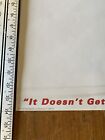 Vintage 2001 Old Milwaukee Beer Sexy Football Girl Poster Nos Summer Posey