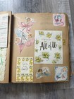Vintage 1950s Greeting Card Scrapbook Lot Valentine Christmas Easter