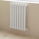 Modern Wall Mount Radiator Heater Hot Water Heating 6 Panel Aluminum 3500 Btu