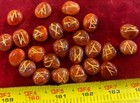 Full Set Carnelian Runes 25 Pieces