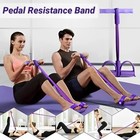 4-tube Pedal Resistance Band Elastic Yoga Pedal Puller Yoga Tension Pull Rope