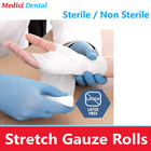 Stretch Gauze Bandage Roll -   Sterile   Non- Sterile  2   3   4  X 4 1 Yards Usa
