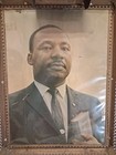 Rare Vtg 1968 Emdur Mlk Light Up Frame Martin Luther King Jr Memorial Portrait