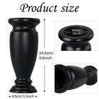 Cemetery Vase  Resin Grave Vase Memorial Flowers Vases For Home Black