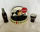 Vintage Rare Coca-cola Lunch Refreshed Salt And Pepper Shaker