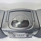 Sony Boombox Vintage Mega Bass Cd Dual Cassette Amfm Cfd-zw160 W remote -tested-