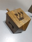 Judaica Wooden Dreidel Art Sculpture Figurine 7 X 4 X 4