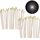 50pcs Pre Wired White  0603 Smd Leds Lighting Kits Pre-soldered Micro Leds