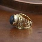 Natural Labradorite Poison Ring  Gold Labradorite Hidden Box Ring  Handmade Ring