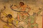 Real Tibet 19th Century Old Antique Buddhist Tsaklis Dakini Vajrayogini Thangka
