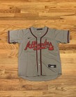 Ronald Acuna Jr  13 Atlanta Braves Grey Alternate Kids Jersey Ym 10 12