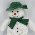 Eden Plush The Snowman Raymond Briggs 13  Green Hat Scarf Classic Toy Vintage