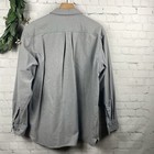 L l  Bean Men s Grey Chamois Cotton Flannel Button Up Long Shirt Size Large