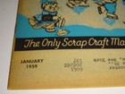 1959 Pack-o-fun Vintage Scrap Craft Magazine January