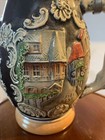 Vintage Antique Western Germany Beer Stein Lidded Tankard  s87 