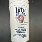 Lot Of 12 Miller Lite 20 Oz  Plastic Cups 2017 Basketball Promotion 