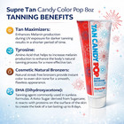 Supre Tan Candy Color Pop Dark Bronzer Dha Tanning Bed Lotion Sun Tan  sale