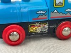 Brio World Railway Battery Powered Train With Passenger Coach Blue  untested 