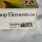 Adobe Photoshop Elements 2 0 Retail Box Cd Manuals Win Mac Vintage Software Key