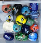 Antique Multi Colored Fused Mosaic Art Glass Trade Beads Miliefori 