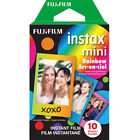 Fujifilm Instax Mini Instant Rainbow Film  10 Exposures  3 Pack