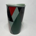 Starbucks Coffee Mug Cup Travel Tumbler Geometric Triangles Etched Letters