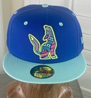 New Era 59fifty Milb Sonadores De Hillsboro Blue Fitted Hat Size 7 1 4 - Nwt