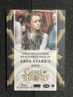 Game Of Thrones  The Great Houses Women Of The Realm Relic Wr2 Arya Stark B