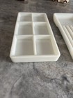 Antique Milk Glass Inserts American Cabinet Co  Dental Cabinet