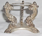 Godinger Art Sphere Silverplate Display Stand  3 5 x4 