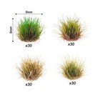120 Pcs Static Grass Tufts Model For Train Railroad Scenery Diorama Miniature   
