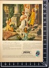 1944 Cottons Pacific Rayons Bundles For Buggies Nurse Mom Dad Baby Wwii Print Ad