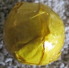 Vintage Unused Wrapped Mesh Golf Ball W slightly Rubbed Seal  Nice For Display