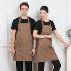 Kitchen Chef Bib Apron Adjustable Bib W two Pockets Men Women Cooking Aprons